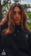 Vita & Sogno Signature Hoodie — Black
