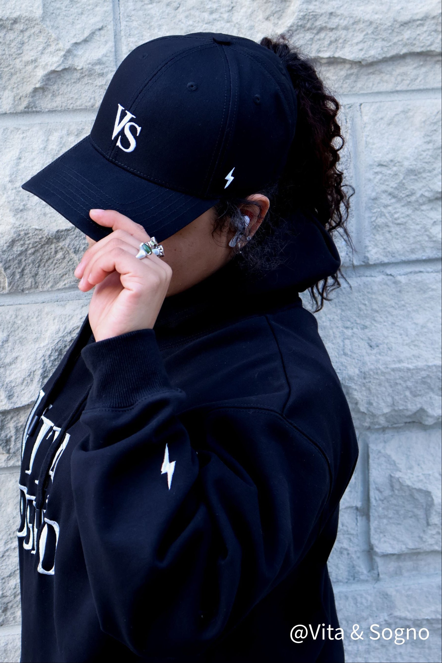 Vita & Sogno Signature Cap — Black